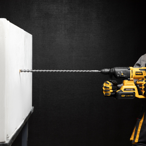 Бур по бетону, двойная спираль, три пылеотводящие кромки, 16 x 600 мм DENZEL по ценам производителя в Москве с доставкой по всей России