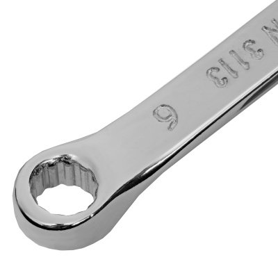 Ключ комбинированный, 6 мм, CrV, полированный хром Matrix по ценам производителя в Москве с доставкой по всей России