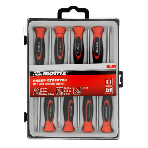 Набор отверток для точных работ с мобильными телефонами, 8 шт, Crv Matrix по ценам производителя в Москве с доставкой по всей России
