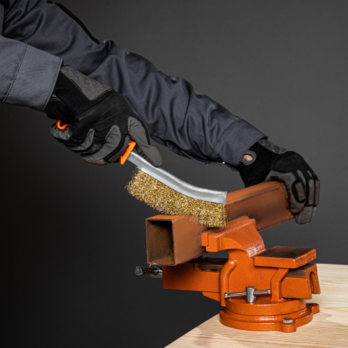 Щетка металлическая с пластмассовой ручкой Sparta по ценам производителя в Москве с доставкой по всей России