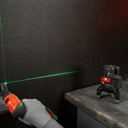 Лазерный уровень ML 06 Green, 30 м, 520 нм, аккумулятор Li 2800 мАч, резьба 5/8" Matrix по ценам производителя в Москве с доставкой по всей России