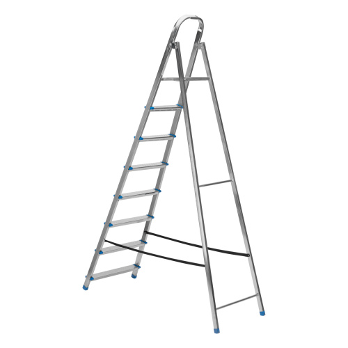 Стремянка, 8 ступеней, стальная, оцинкованная Сибртех по ценам производителя в Москве с доставкой по всей России