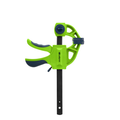 Струбцина F-образная, быстрозажимная, 150 х 70 х 360 мм, пластиковый корпус, фиксатор, двухкомпонентная рукоятка Сибртех по ценам производителя в Москве с доставкой по всей России