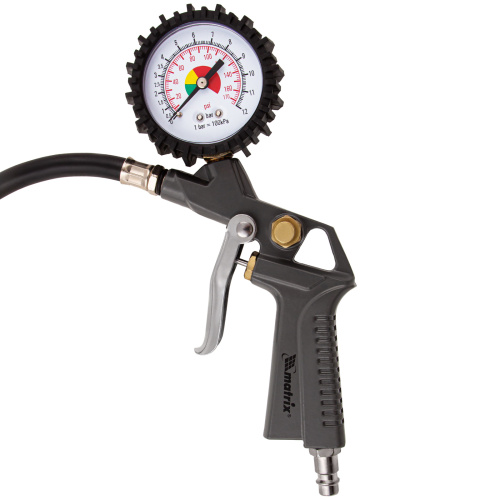 Набор пневмоинструмента, 5 предметов, быстросъемное соединение, краскораспылитель с нижним бачком Matrix по ценам производителя в Москве с доставкой по всей России