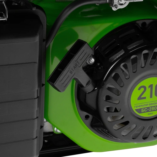 Генератор бензиновый БС-2800, 2.5 кВт, 230В, четырехтактный, 15 л, ручной стартер Сибртех по ценам производителя в Москве с доставкой по всей России