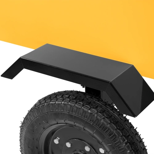 Прицеп для мотоблока TT-500, оцинк., груз. 500 кг, рег. сцепка, колеса 4.00-10, в упаковке Denzel по ценам производителя в Москве с доставкой по всей России