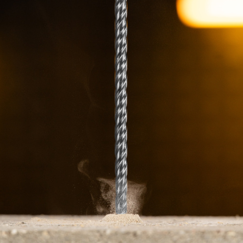 Бур по бетону, цельная крестовая пластина, 6x315 мм, SDS PLUS Denzel по ценам производителя в Москве с доставкой по всей России