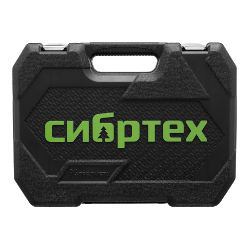 Набор инструментов, 1/2", 1/4", пластиковый кейс, 94 предмета// Сибртех по ценам производителя в Москве с доставкой по всей России