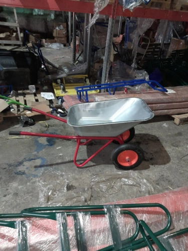 Тачка строительная 100 л 250 кг 422ZP двухколесная с пневмоколесом по ценам производителя в Москве с доставкой по всей России