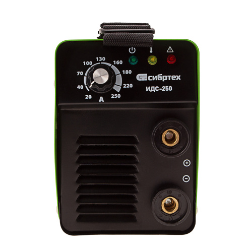 Аппарат инверторный дуговой сварки ИДС-250, 250 А, ПВ 80%, диаметр электрода 1.6-5 мм Сибртех по ценам производителя в Москве с доставкой по всей России