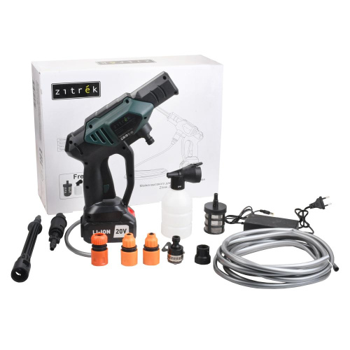Мойка высокого давления аккумуляторная Zitrek ZKHP 20 Li, 1x4.0Ач по ценам производителя в Москве с доставкой по всей России