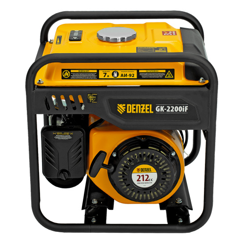 Генератор инверторный GK-2200iF, 2,2 кВт, 230 В, ручной старт DENZEL по ценам производителя в Москве с доставкой по всей России