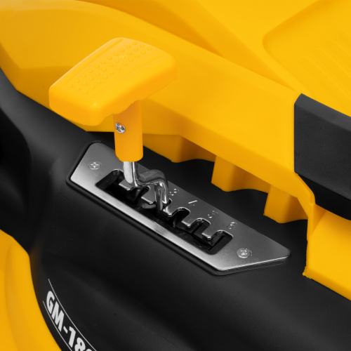 Газонокосилка электрическая GM-1800, 1800 Вт, шир. 38 см, 6 уров., травосб. 40 л. Denzel по ценам производителя в Москве с доставкой по всей России