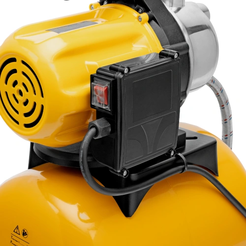 Насосная станция PS800X, 800 Вт, 3200 л/ч, ресивер 24 л, подъем 38 м, нержавейка Denzel по ценам производителя в Москве с доставкой по всей России