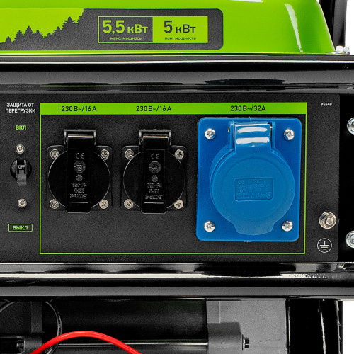 Генератор бензиновый БС-6500Э, 5.5 кВт, 230В, четырехтактный, 25 л, электростартер Сибртех по ценам производителя в Москве с доставкой по всей России