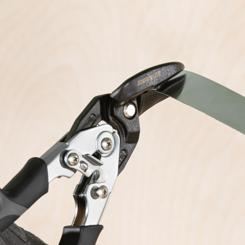 Ножницы по металлу "Piranha", усиленные, 255 мм, прямой и левый рез, сталь СrMo, двухкомпонентные рукоятки Gross по ценам производителя в Москве с доставкой по всей России