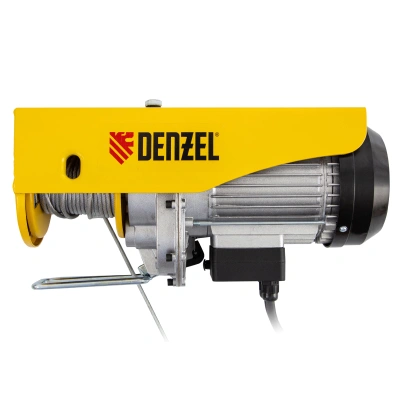 Тельфер электрический TF-500, 0.5 т, 1020 Вт, высота 12 м, 10 м/мин Denzel по ценам производителя в Москве с доставкой по всей России