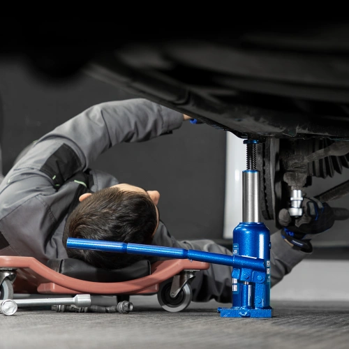 Домкрат гидравлический бутылочный телескопический, 4 т, h подъема 190-480 мм Stels по ценам производителя в Москве с доставкой по всей России