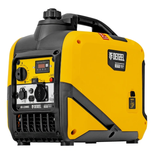 Генератор инверторный GS-2200iS, 2,2 кВт, 230 В, закрытый корпус, ручной старт DENZEL по ценам производителя в Москве с доставкой по всей России