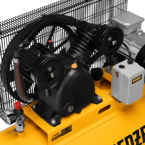 Компрессор воздушный рем. привод BCV 5500-T/200, 5,5 кВт, 200 литров, 850 л/мин Denzel по ценам производителя в Москве с доставкой по всей России