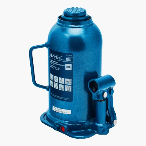 Домкрат гидравлический бутылочный, 20 т, h подъема 235-445 мм Stels по ценам производителя в Москве с доставкой по всей России