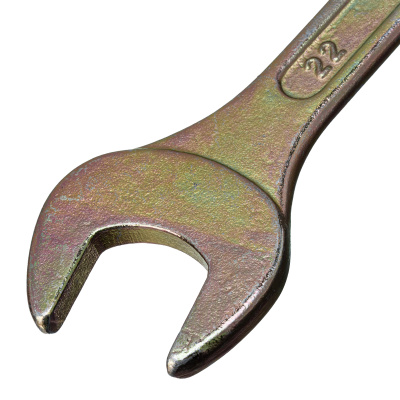 Ключ рожковый, 20 х 22 мм, желтый цинк Сибртех по ценам производителя в Москве с доставкой по всей России