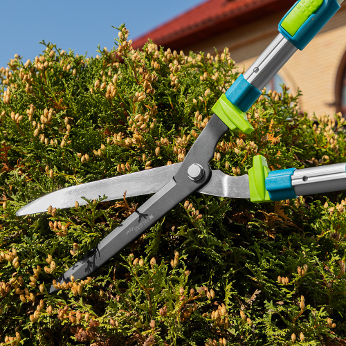 Кусторез, 640 - 820 мм, телескопические алюминиевые рукоятки, Luxe, Palisad по ценам производителя в Москве с доставкой по всей России