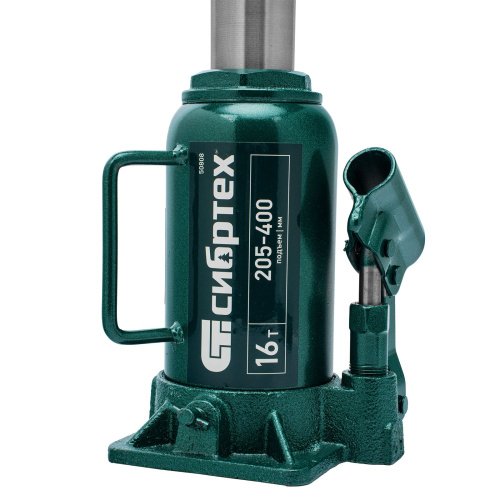 Домкрат гидравлический бутылочный, 16 т, 205-400 мм Сибртех по ценам производителя в Москве с доставкой по всей России