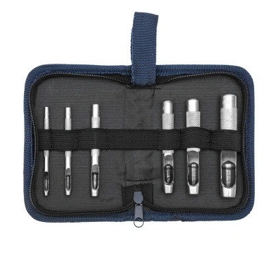 Набор пробойников для кожи 3 4 6 8 10 12.5 мм, 6 шт, чехол Сибртех по ценам производителя в Москве с доставкой по всей России