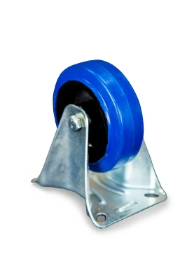 Колесо неповоротное из эластичной резины MW70 100 мм по ценам производителя в Москве с доставкой по всей России