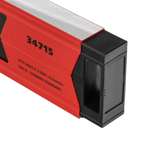 Уровень алюминиевый магнитный, 1500 мм, фрезерованный, 3 глазка (1 зеркальный) усиленный Matrix по ценам производителя в Москве с доставкой по всей России