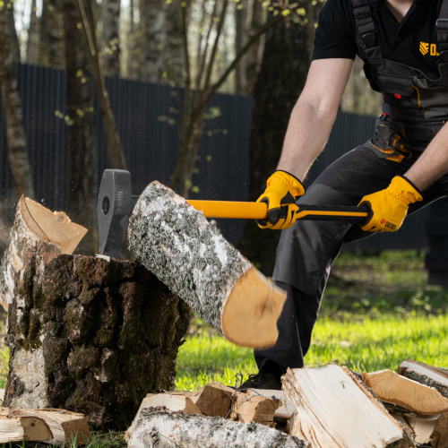 Колун-кувалда 3000 г, кованая, фибергласовая  рукоятка c TPR покрытием, 880 мм Denzel по ценам производителя в Москве с доставкой по всей России