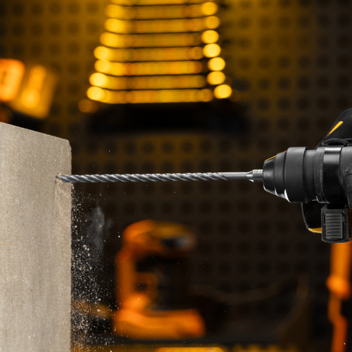 Бур по бетону, цельная крестовая пластина, 6x215 мм, SDS PLUS Denzel по ценам производителя в Москве с доставкой по всей России