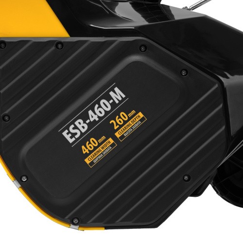 Электрическая снегоуборочная машина ESB-460-M, 1.8 кВт, металлический шнек, LED фара Denzel по ценам производителя в Москве с доставкой по всей России