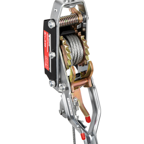 Лебедка рычажная, тяга 4 т, подъем 1.6 т, двойное храповое колесо Matrix по ценам производителя в Москве с доставкой по всей России