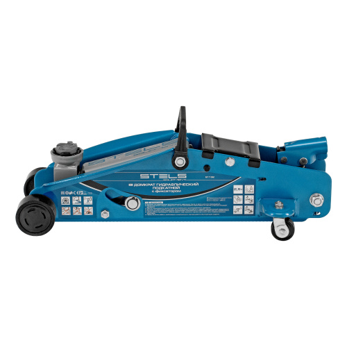 Домкрат гидравлический подкатной с фиксатором, 2.5 т, Safety Pin, 140-385 мм, в кейсе Stels по ценам производителя в Москве с доставкой по всей России
