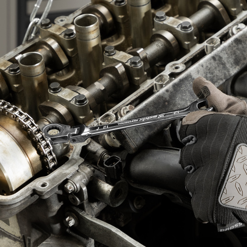 Набор ключей комбинированных, трещоточных шарнирных 13 шт. Matrix по ценам производителя в Москве с доставкой по всей России