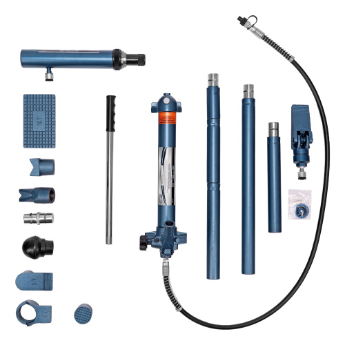 Растяжка гидравлическая, 10 т, набор из 17 предметов, 7 сменных насадок, в пластиковом кейсе на колесах Stels по ценам производителя в Москве с доставкой по всей России