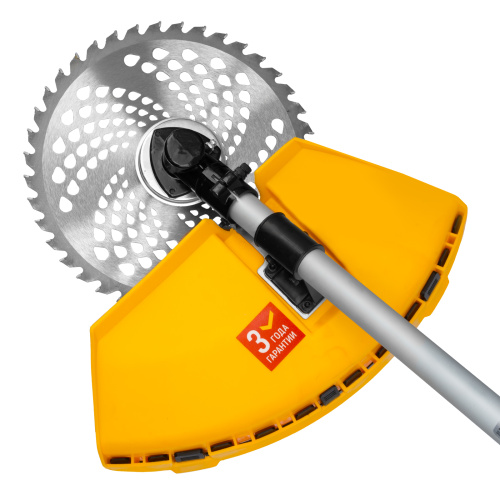 Триммер бензиновый DT-43E, 43 см3, неразъемная штанга, электростартер, состоит из 2 частей Denzel по ценам производителя в Москве с доставкой по всей России