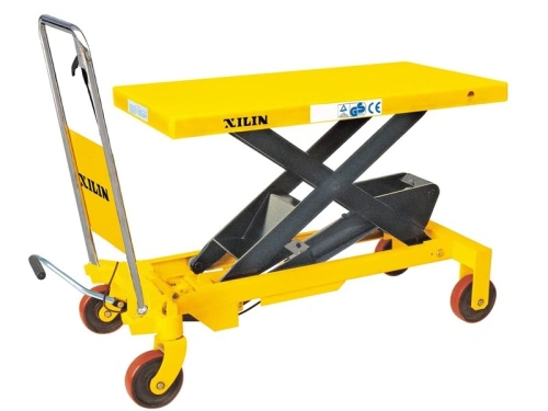 Стол подъемный передвижной 800 кг 475-1500 мм (1220х610 мм) XILIN SPS800 по ценам производителя в Москве с доставкой по всей России
