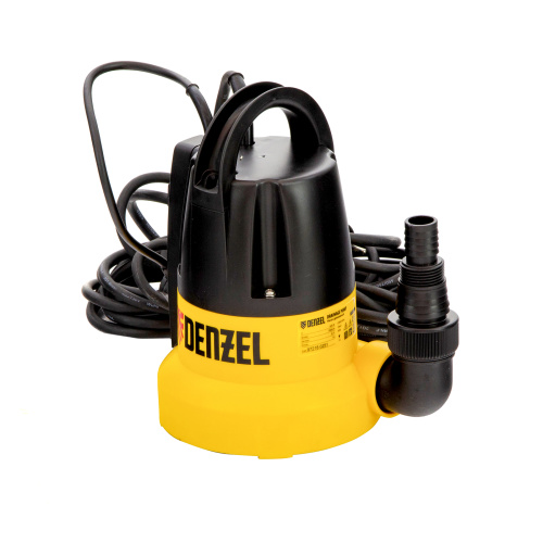 Дренажный насос DP500E, 500 Вт, подъем 7 м, 7000 л/ч Denzel по ценам производителя в Москве с доставкой по всей России