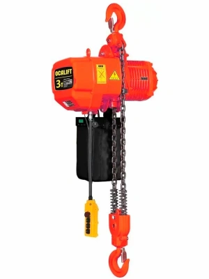 1т 50м таль цепная ТЭЦ OCALIFT H01-01S 380в для высотных работ на крюке купить в Москве с доставкой по всей России | ProtosMarket.ru