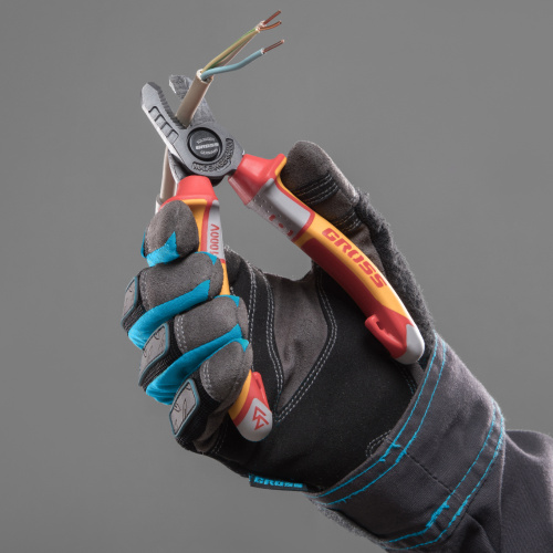 Кабелерез, диэлектрические рукоятки до 1000 В, трехкомпонентные рукоятки, 160 мм Gross по ценам производителя в Москве с доставкой по всей России