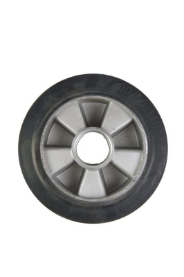 Колесо резиновое 200х50 мм без подшипника для тележек гидравлических BF/WB/RHP по ценам производителя в Москве с доставкой по всей России