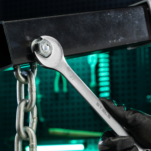 Ключ комбинированный, 21 мм, CrV, матовый хром Stels по ценам производителя в Москве с доставкой по всей России