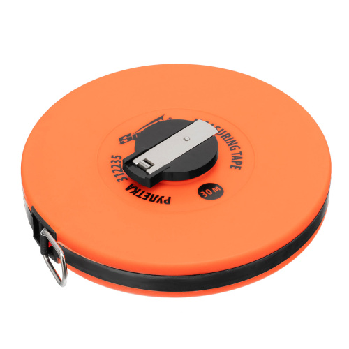 Рулетка геодезическая, 30 м х 12,5 мм, лента ПВХ, закрытый круглый корпус Sparta по ценам производителя в Москве с доставкой по всей России