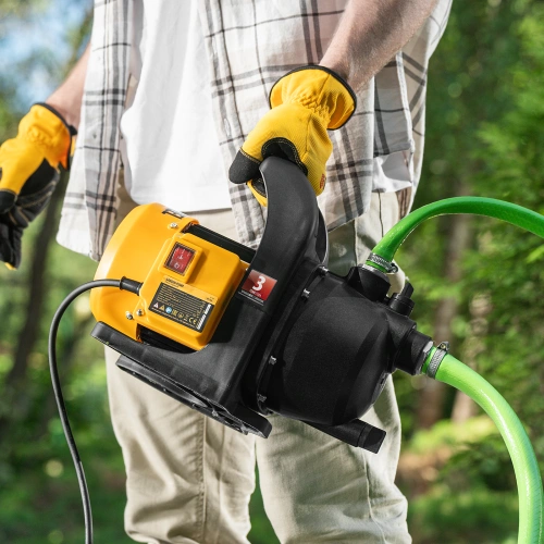 Садовый поверхностный насос GPL600, 600 Вт, 3000 л/ч, подъем 35 м, пластик Denzel по ценам производителя в Москве с доставкой по всей России