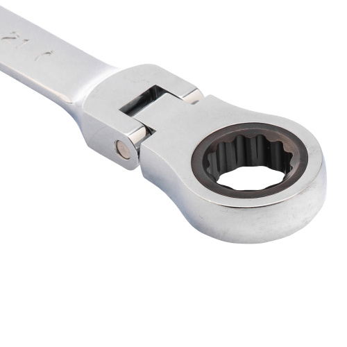 Ключ комбинированный трещоточный, 21 мм, CrV, шарнирный, зеркальный хром Matrix по ценам производителя в Москве с доставкой по всей России