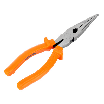 Длинногубцы прямые Classic, 200 мм, шлифованные, пластмассовые рукоятки Sparta по ценам производителя в Москве с доставкой по всей России