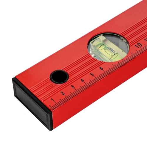 Уровень алюминиевый, 800 мм, 3 глазка, красный, линейка Matrix по ценам производителя в Москве с доставкой по всей России